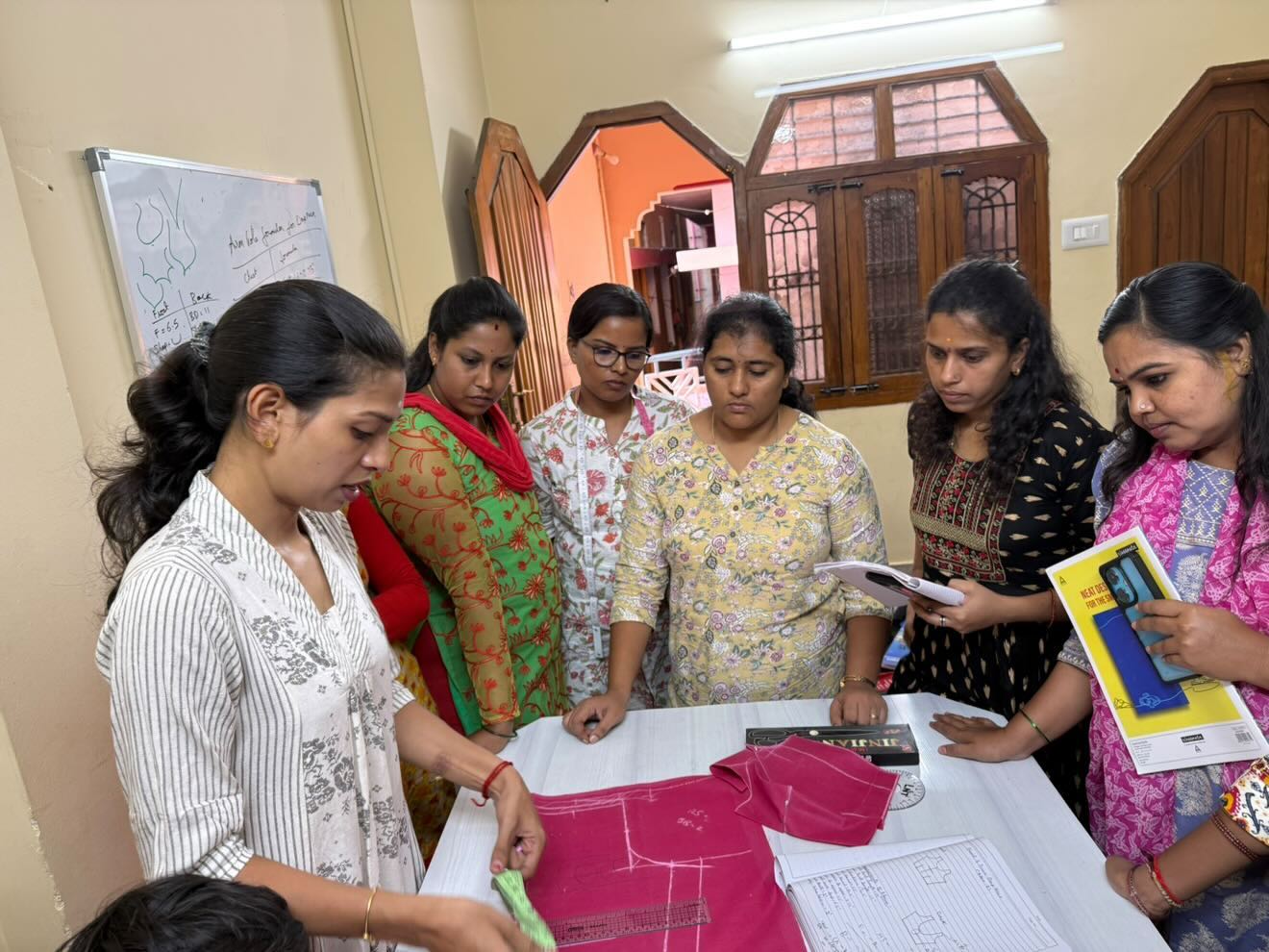 Embroidery Demonstration - Dreamt Beauty's Institute & Boutique